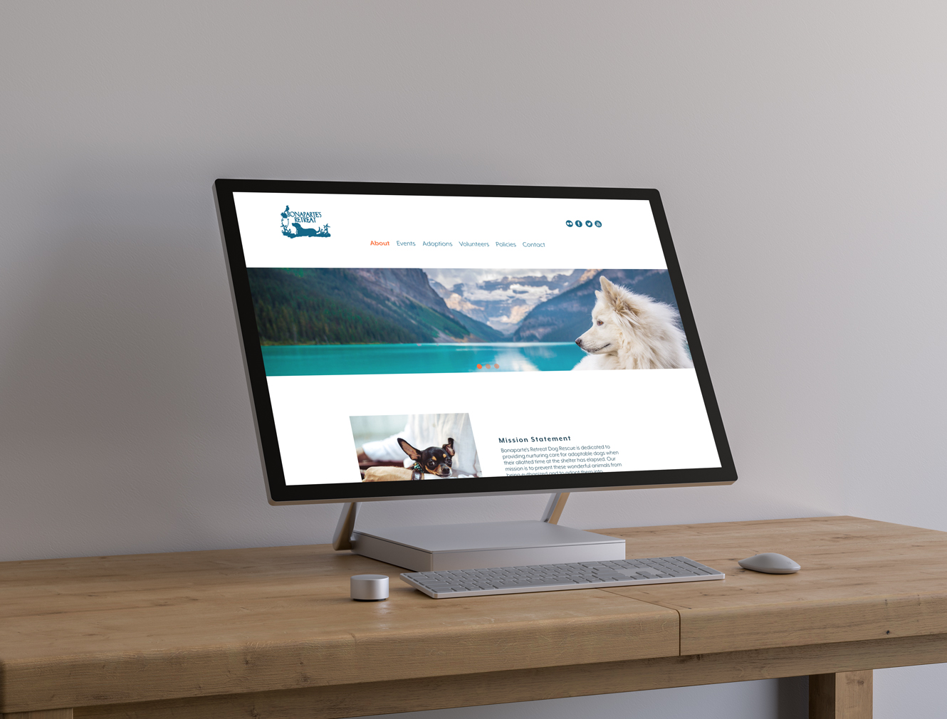 bonaparte's retreat desktop website Bonaparte's Retreat website desktop